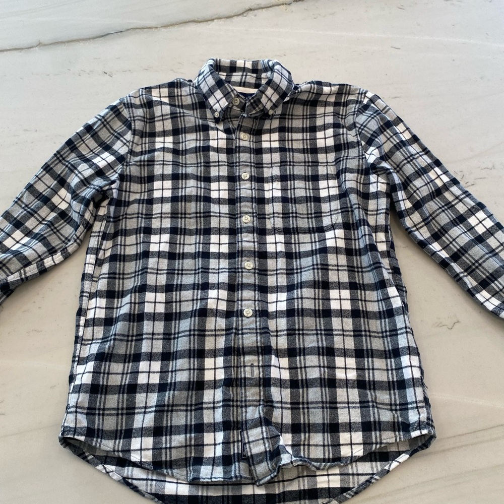 Abercrombie & Fitch Monochrome Plaid Men's Shirt
